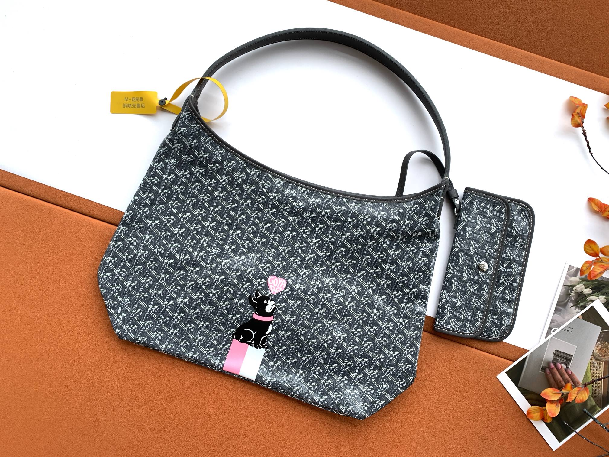 Goyard hobo 法斗爱心版 帆布包