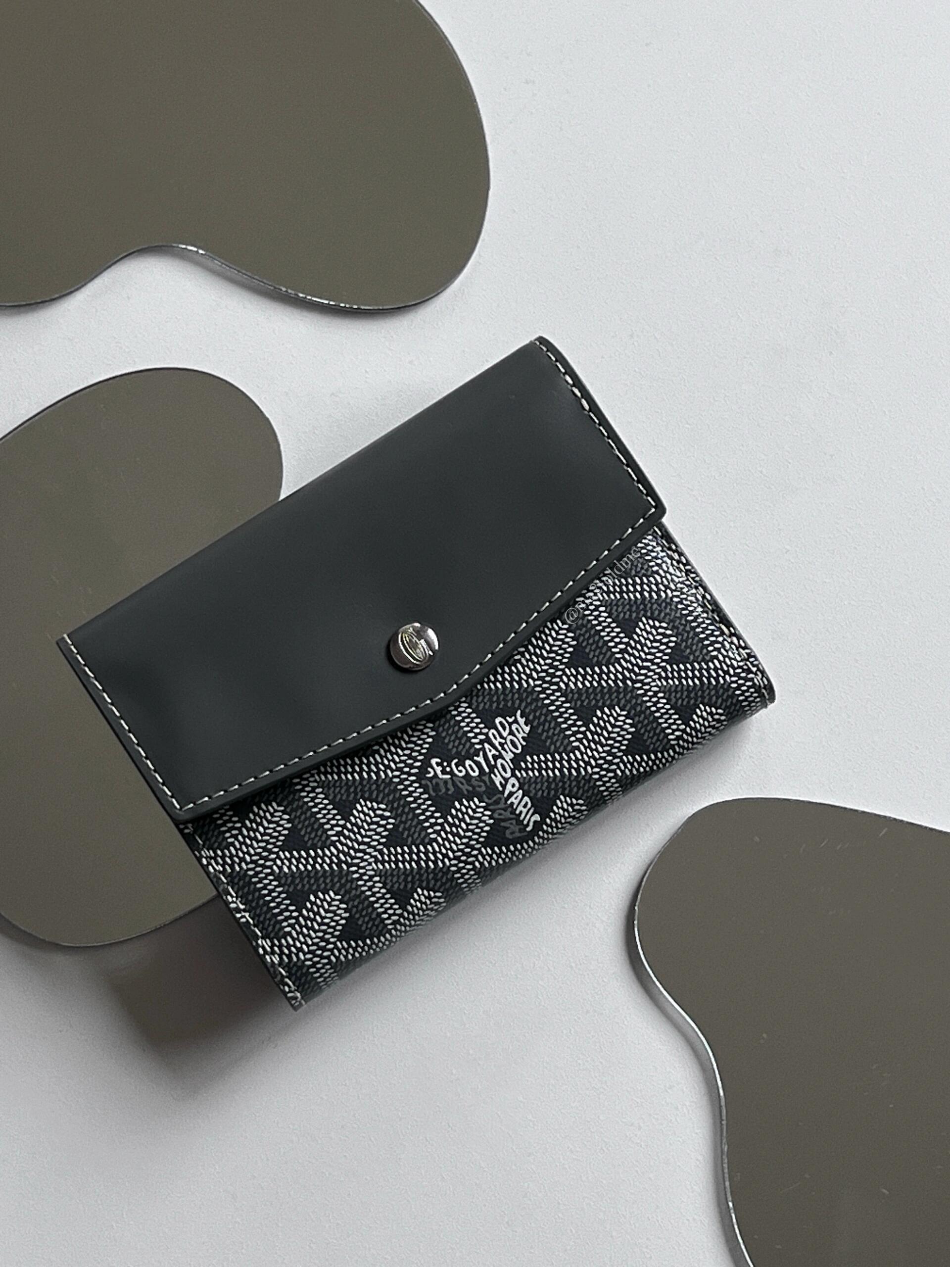 Goyard 翻盖卡包 钱包 平贴袋 拉链夹层 卡位 钞票夹层