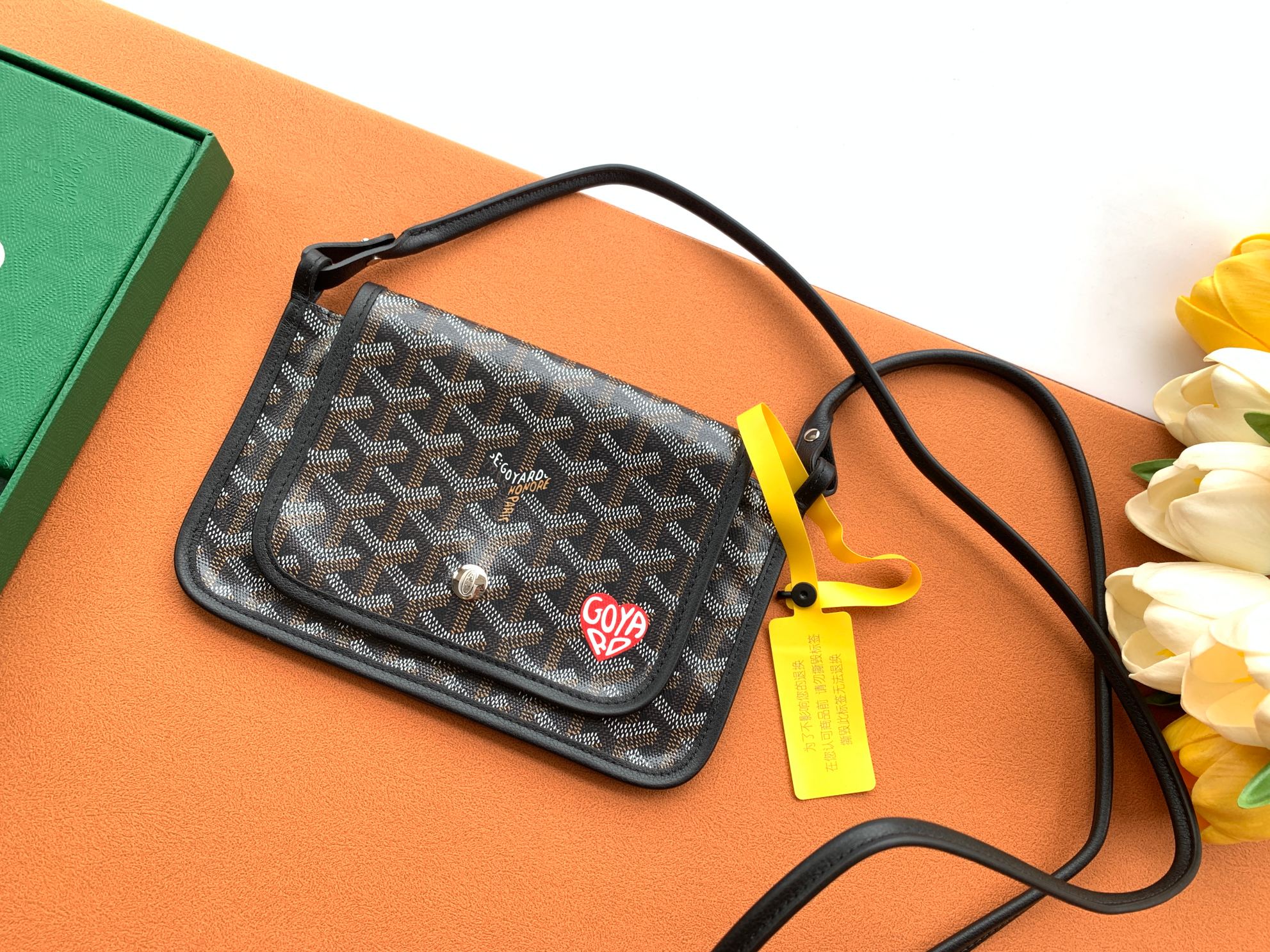 Goyard Plumet three-layer crossbody bag small