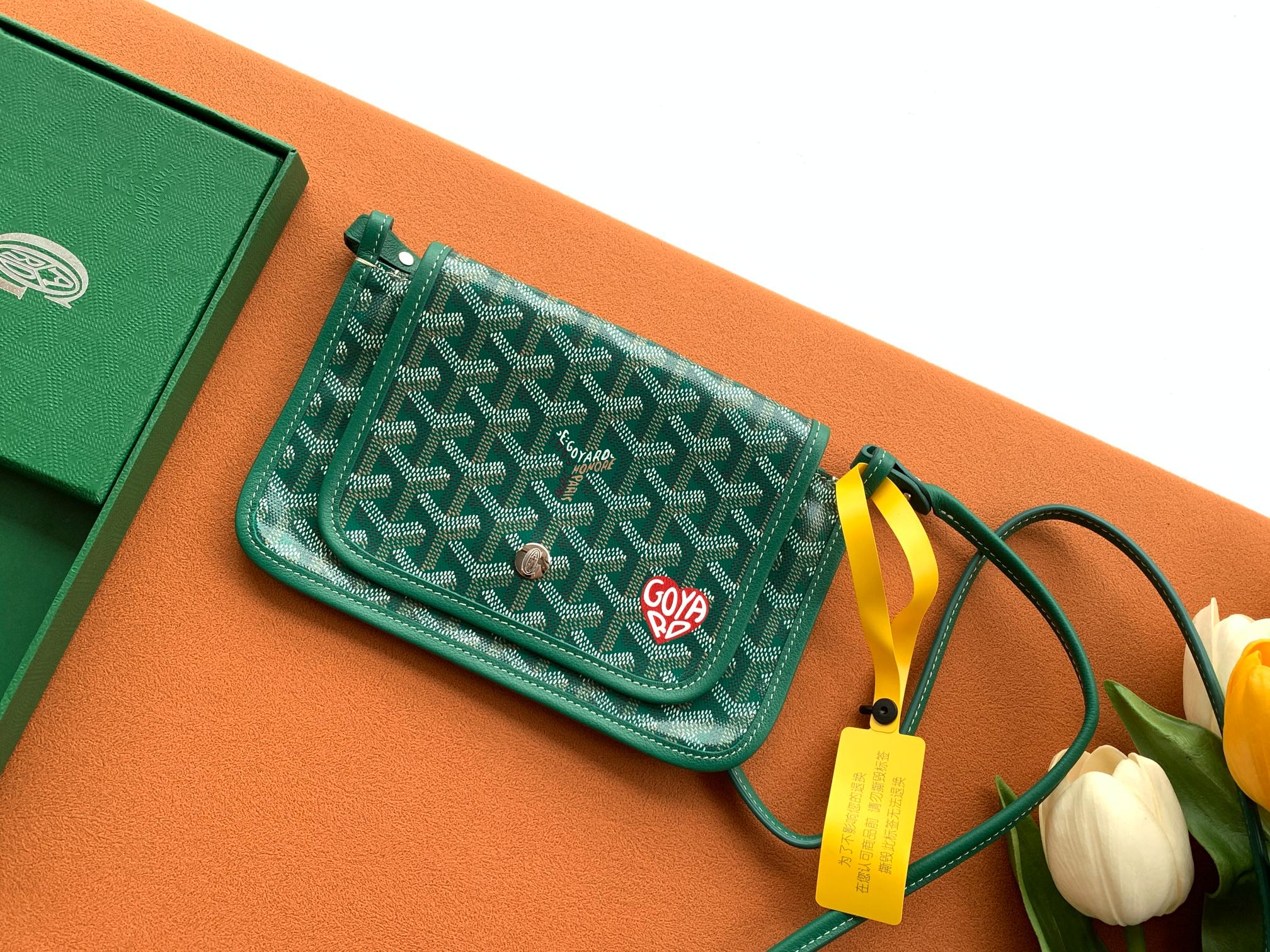 Goyard Plumet three-layer crossbody bag small