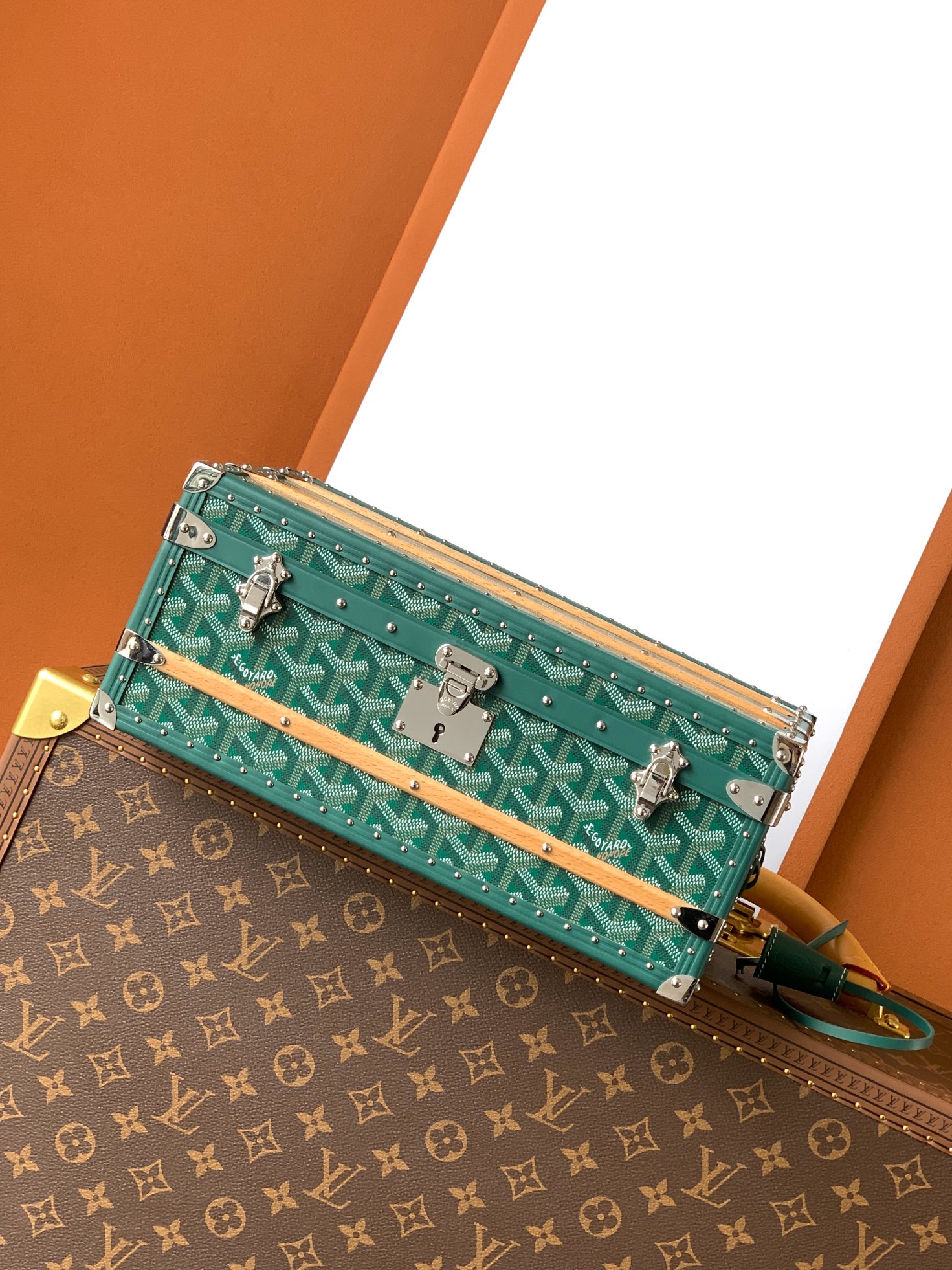 Goyard storage box latch hard case