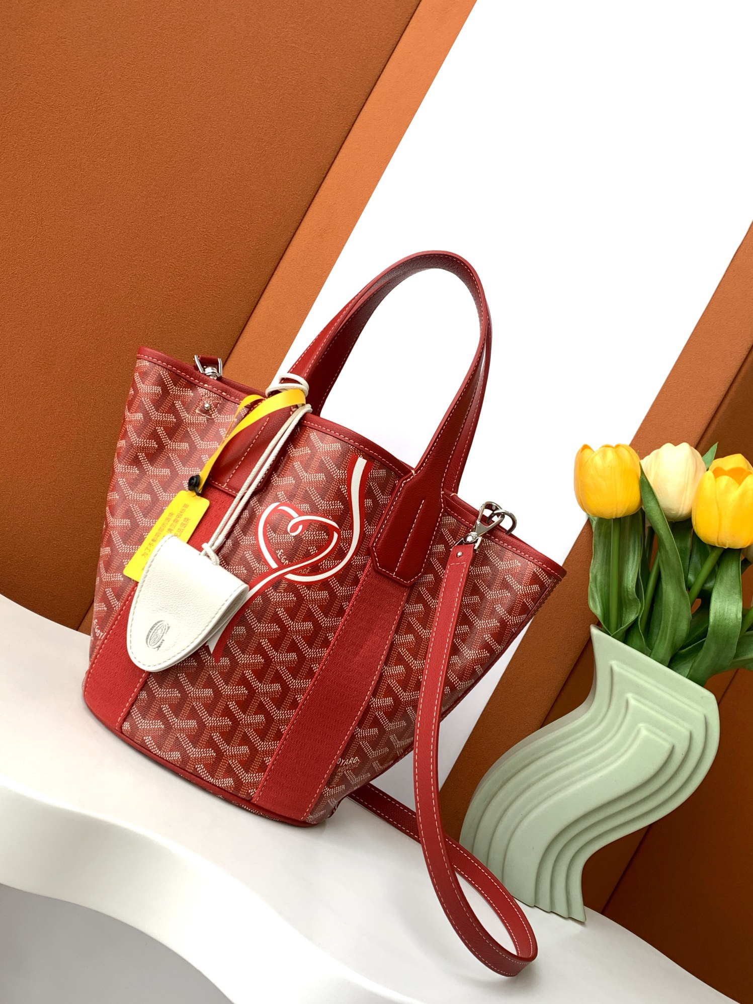 Goyard Goyard红色限定Belhar本命年红色旺财旺福气