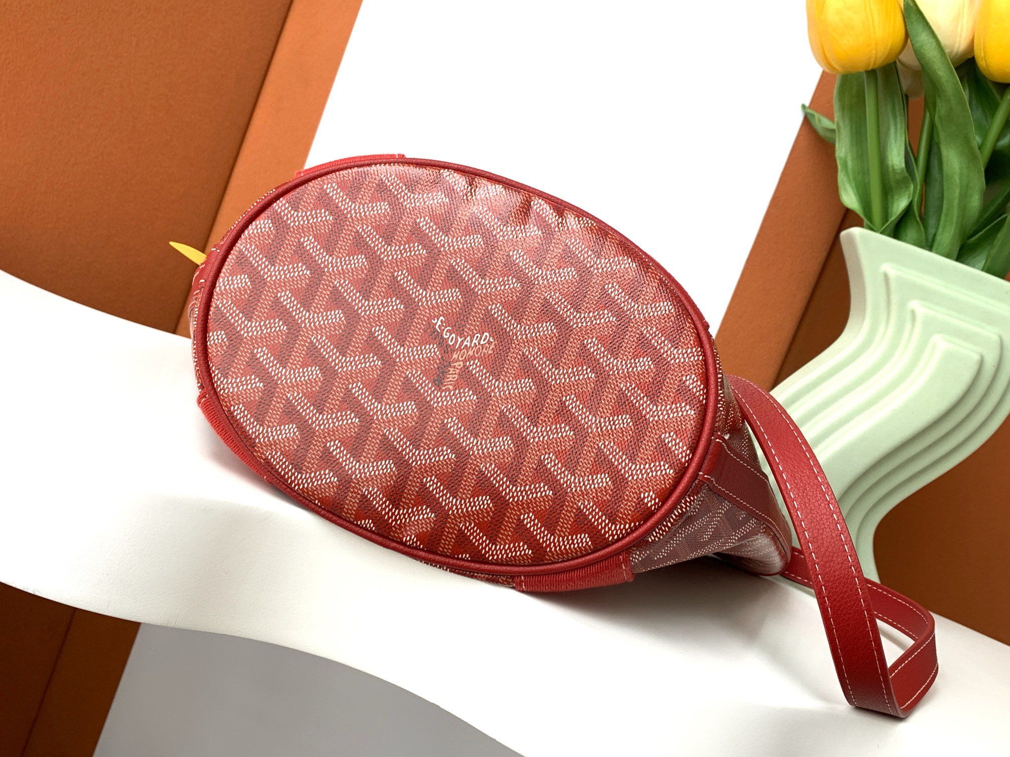 Goyard Goyard红色限定Belhar本命年红色旺财旺福气