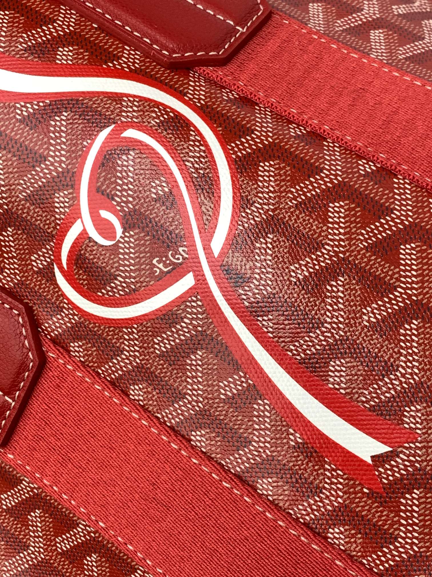 Goyard Goyard红色限定Belhar本命年红色旺财旺福气