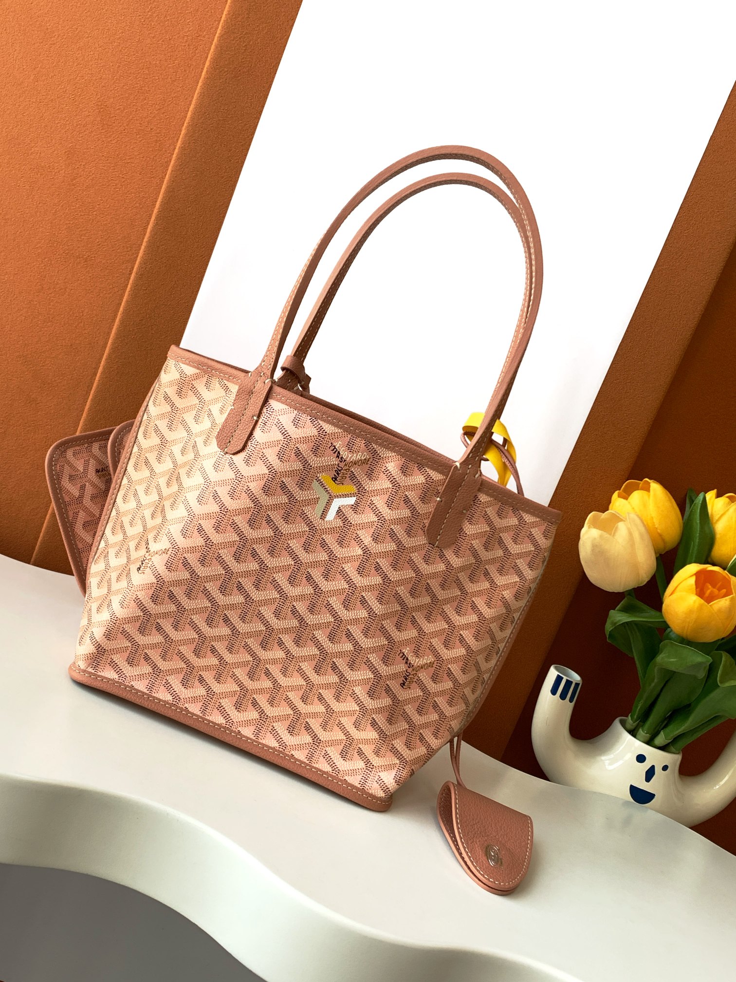 GOYARDINE 帆布 托特包 珠光色 限量版