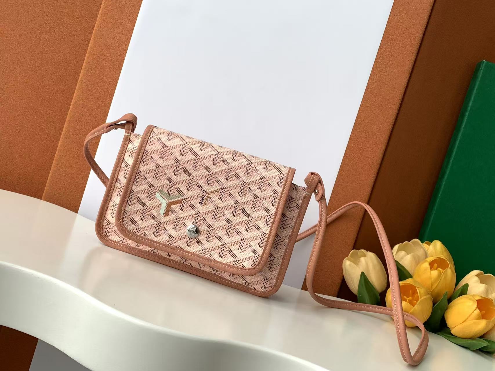 Goyard Plumet three-layer crossbody bag small