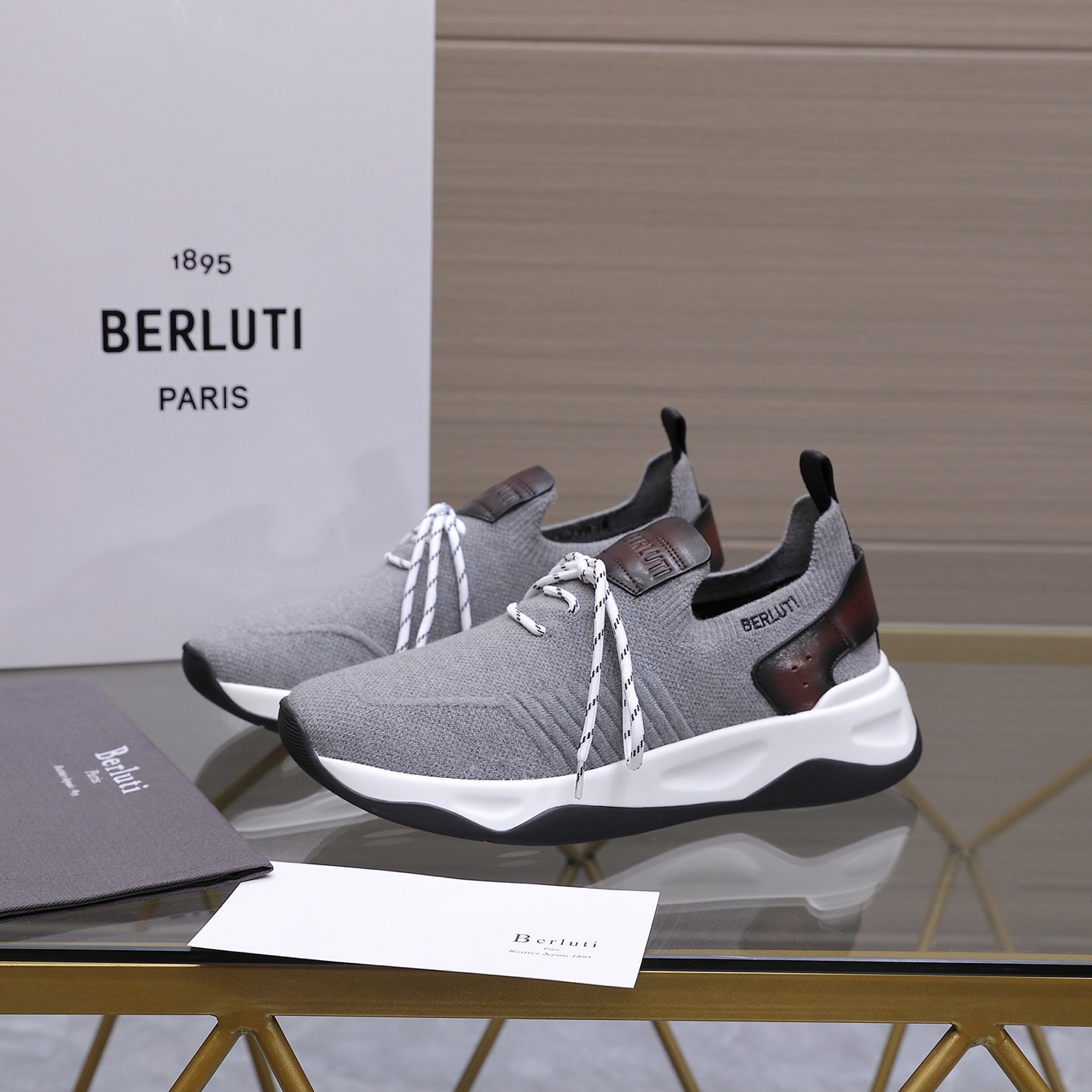 [Berluti] Top @ Talla: 39-45 (38.46.47 se puede personalizar) Berluti, los nuevos zapatos deportivos para hombres de cu…