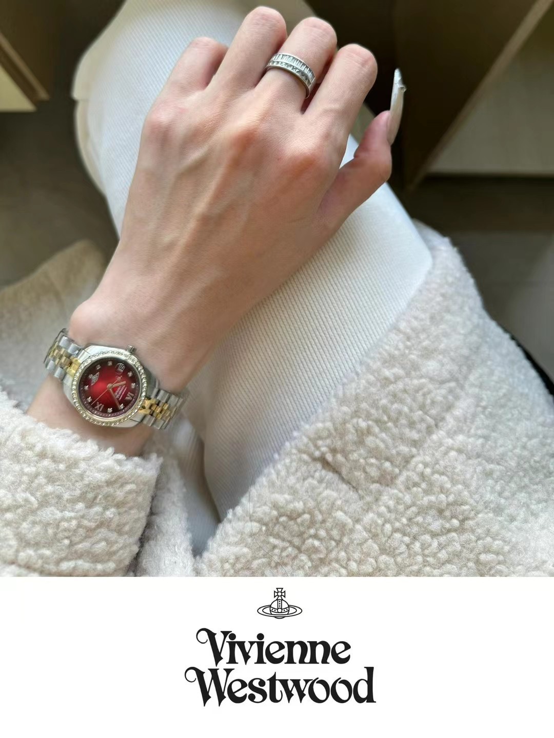 Vivienne Westwood China-Exclusive Timepiece, featuring a Bordeaux cherry - Comprehensive 7