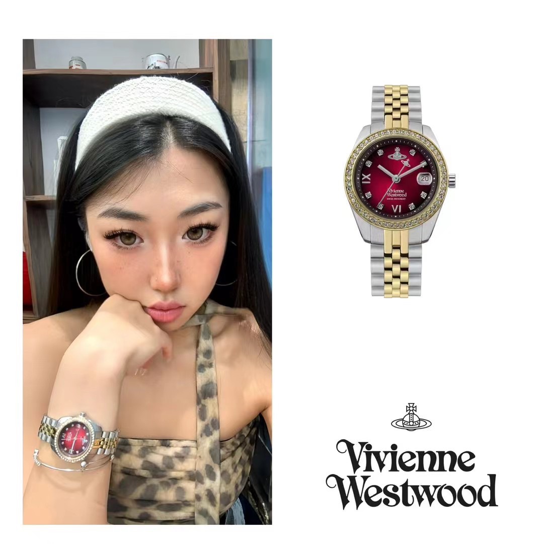 Vivienne Westwood China-Exclusive Timepiece, featuring a Bordeaux cherry - Comprehensive 6