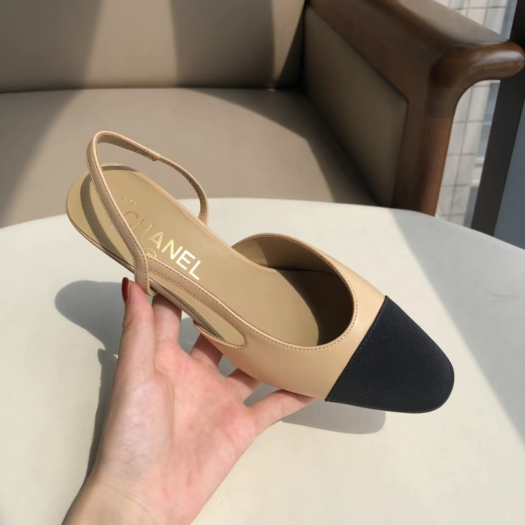 Женские туфли на квадратном каблуке Chanel
