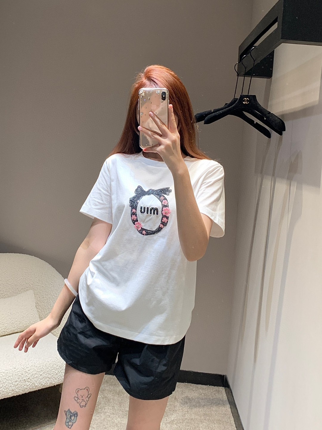 MiuMiu Clothing T-Shirt Embroidery Spring/Summer Collection Short Sleeve