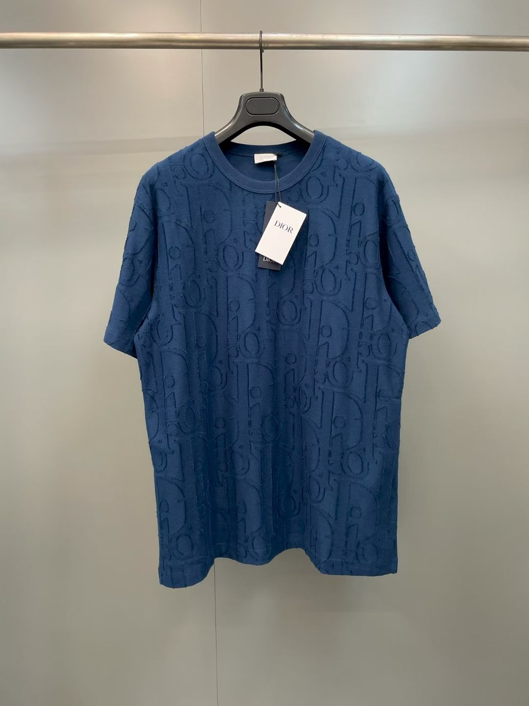 NO:867978,D Home 26ss new autumn men's clothing series cotton jersey short-sleeved top T-shirt men's dark blue high version. Size S.M.L.XL., Dior-clothing, dior, dior, T-shirt, tees, t-shirt,19860909D家 26ss新款秋季男装系列 棉质平纹针织短袖上衣 T恤 男款 深蓝色 高版本. 码数S.M.L.XL.,迪奥-服装,dior,dior,T-shirt,tees，t-shirt,,Women's clothing