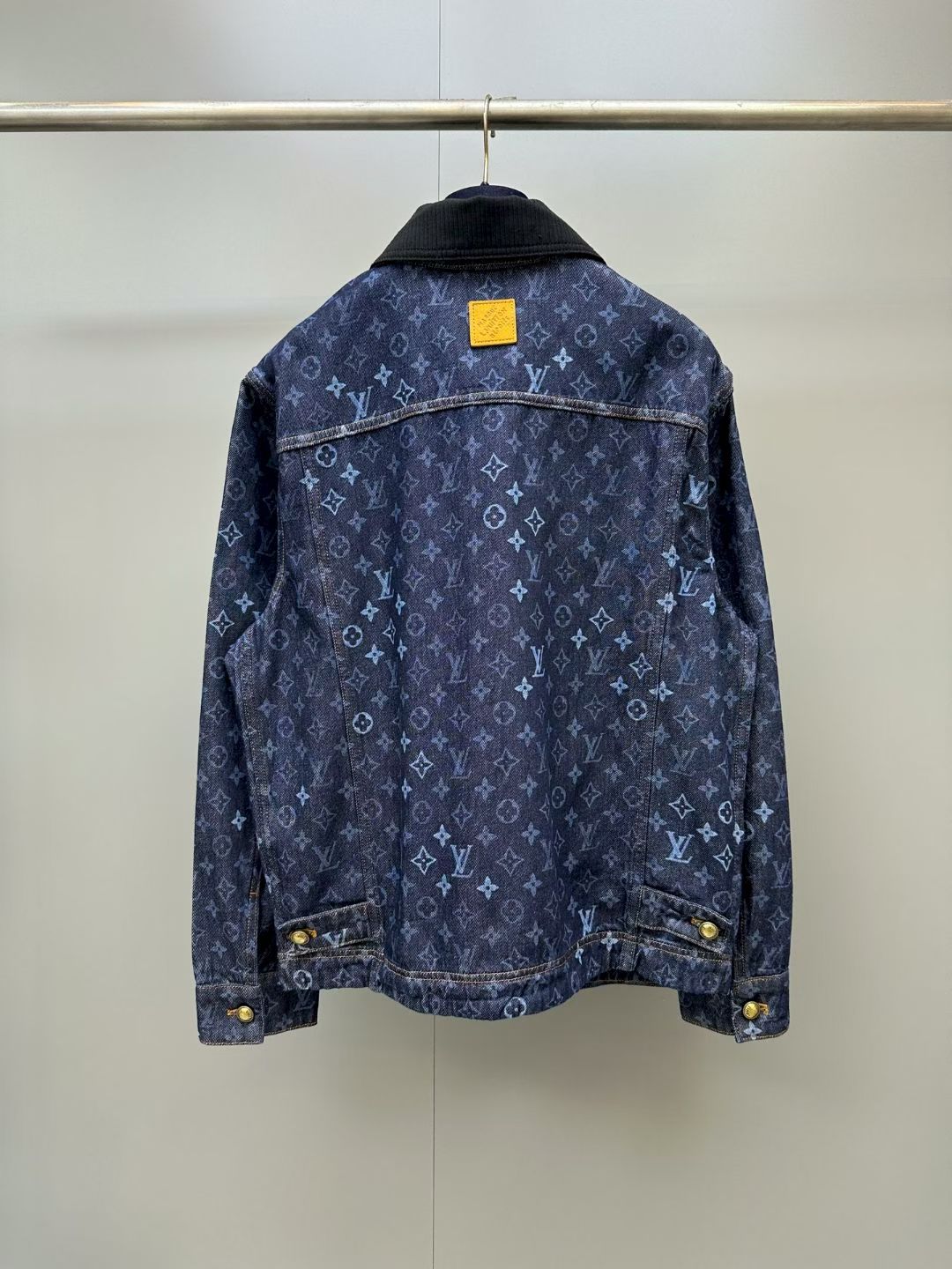 LV Blue Monogram Denim Zip Jacket