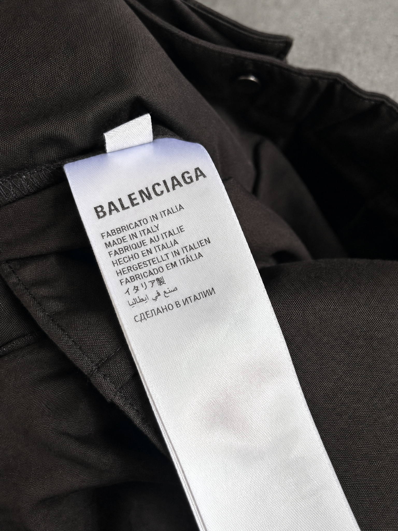 Balenciaga BAL 2026 SS春夏系列抽绳工装裤
