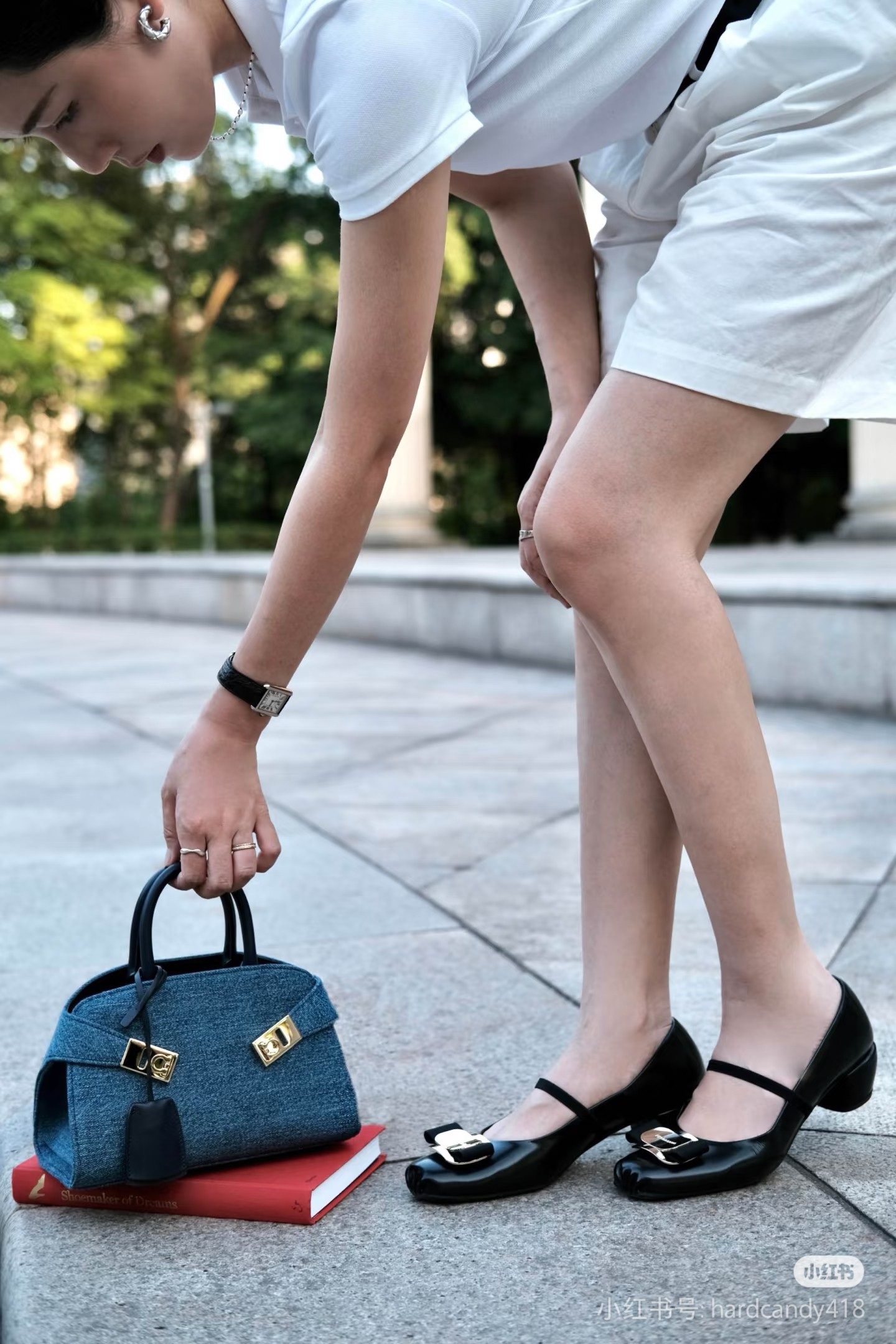 NO:385310,Little Red Book Black Feet Display Picture, Single Shoes19860909小红书黑色上脚展示图,单鞋,Women's Shoes