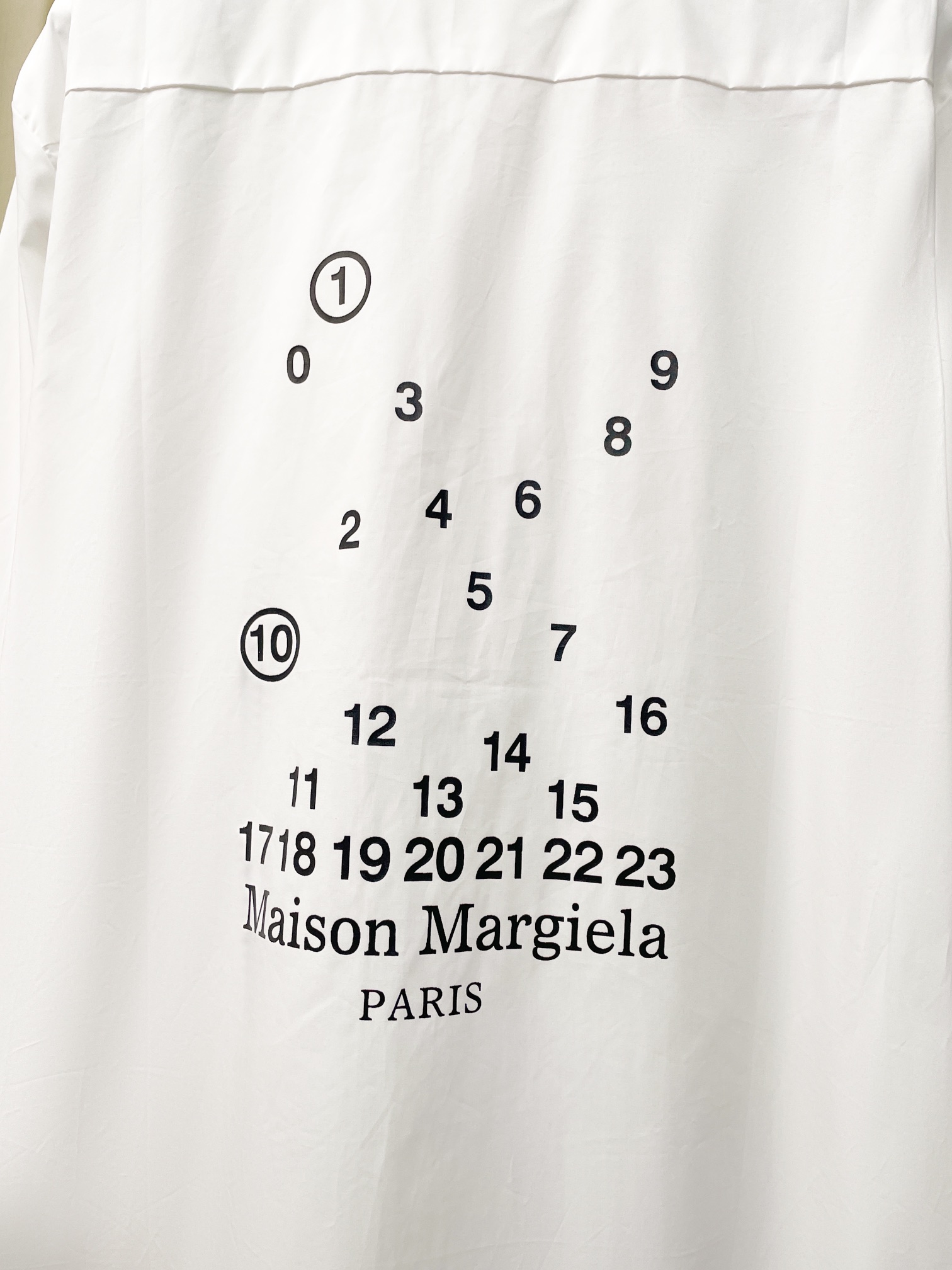 Maison Margiela MM6 Magira Embroidered Shirt Review: Oversized H-Contour Design - 图片 6