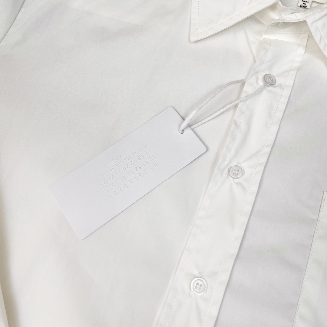 Maison Margiela MM6 Magira Embroidered Shirt Review: Oversized H-Type Design - 图片 4