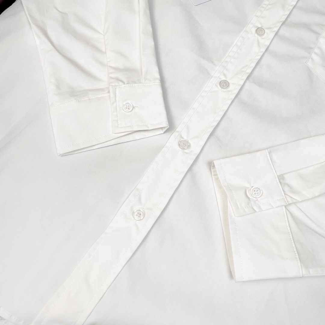 Maison Margiela MM6 Magira Embroidered Shirt Review: Oversized H-Type Design - 图片 6
