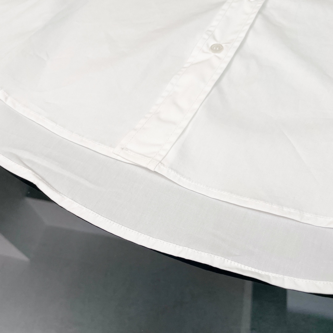 Maison Margiela MM6 Magira Embroidered Shirt Review: Oversized H-Type Design - 图片 8