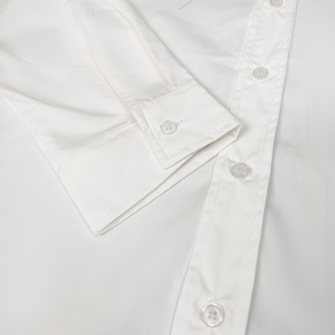 Maison Margiela MM6 Magira Embroidered Shirt Review: Oversized H-Type Design - 图片 7