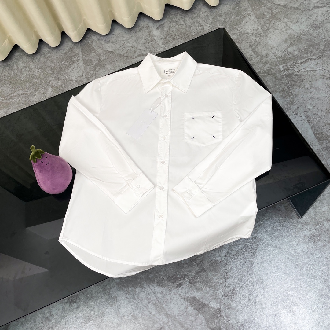 Maison Margiela MM6 Magira Embroidered Shirt Review: Oversized H-Type Design