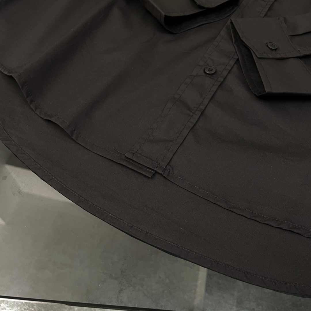 Maison Margiela MM6 Magira Embroidered Shirt Review: Oversized H-Type Design - 图片 8