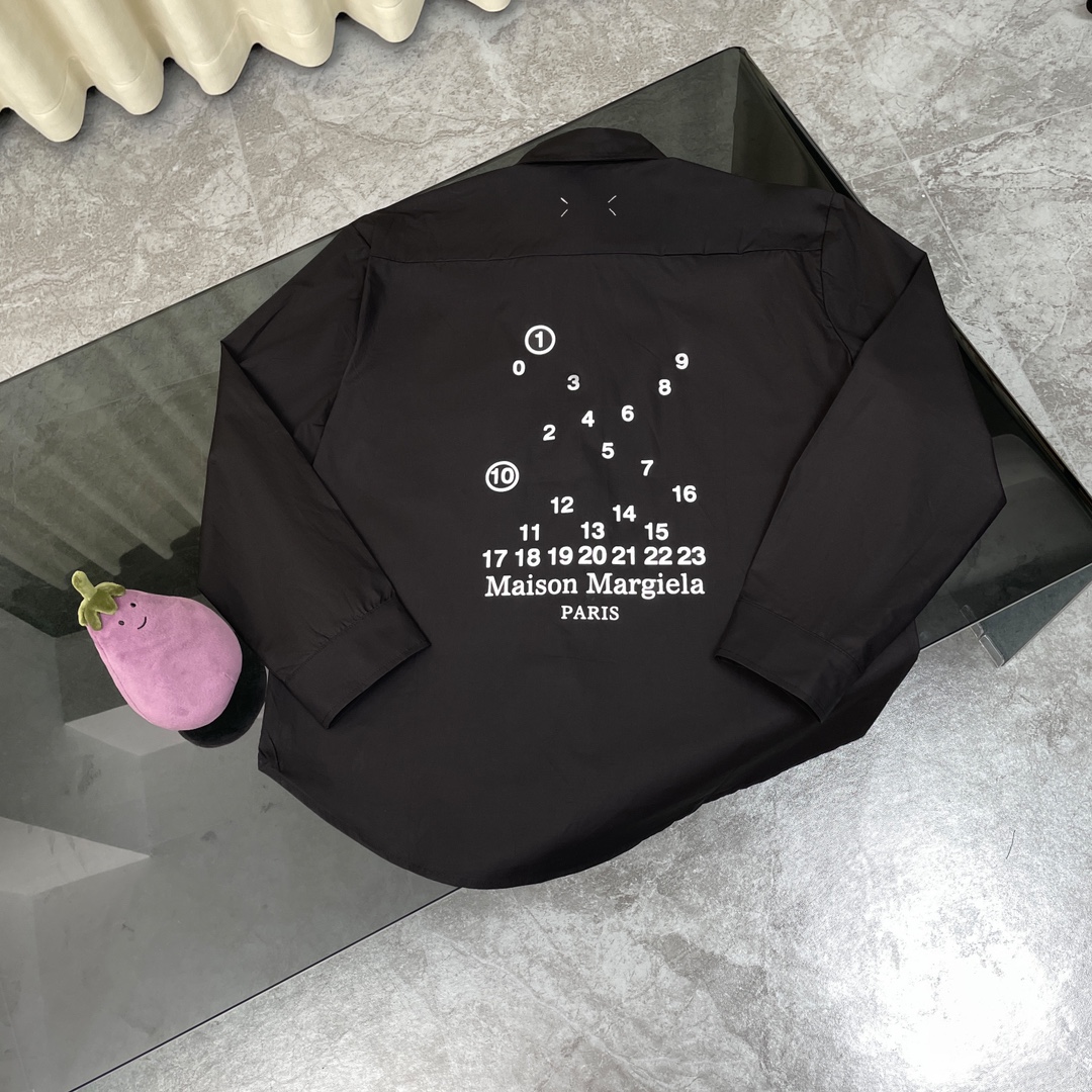 Maison Margiela MM6 Magira Embroidered Shirt Review: Oversized H-Type Design - 图片 2