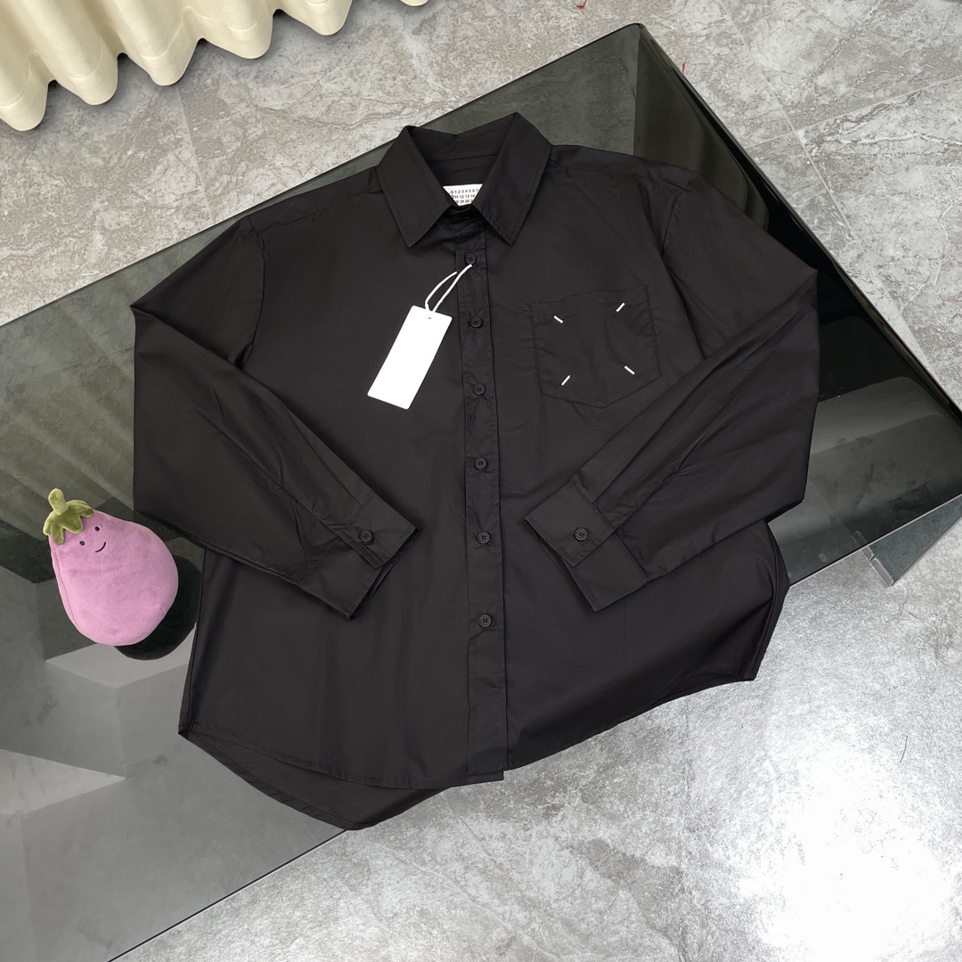 Maison Margiela MM6 Magira Embroidered Shirt Review: Oversized H-Type Design - 图片 1