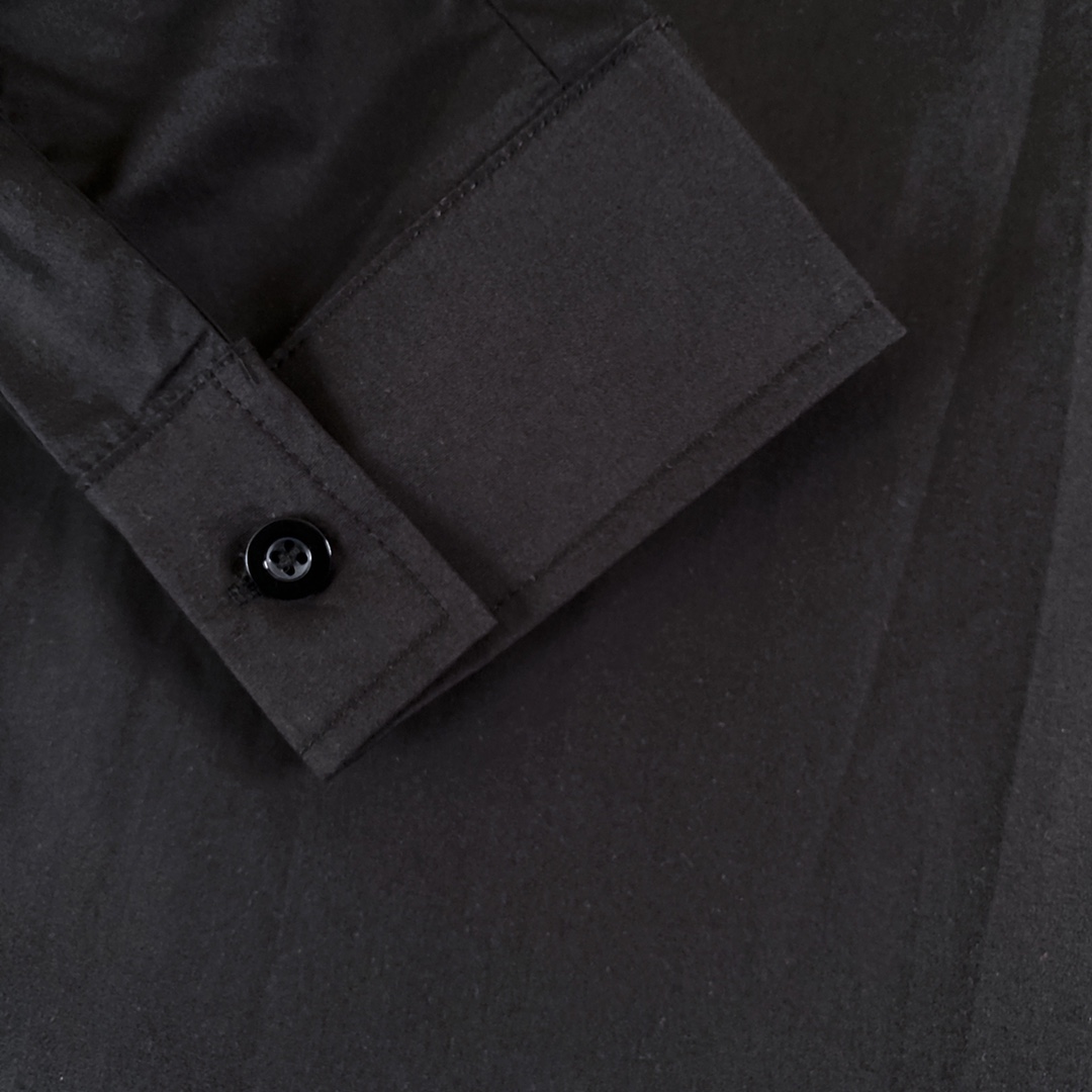 Maison Margiela MM6 Magira Quadrant Embroidered Shirt in Black and White - 图片 8