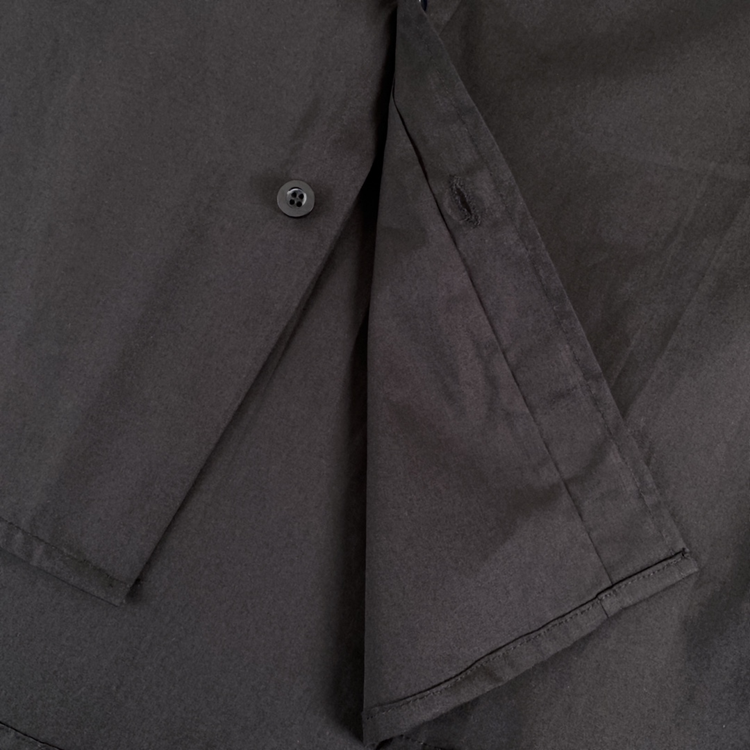 Maison Margiela MM6 Magira Quadrant Embroidered Shirt in Black and White - 图片 6