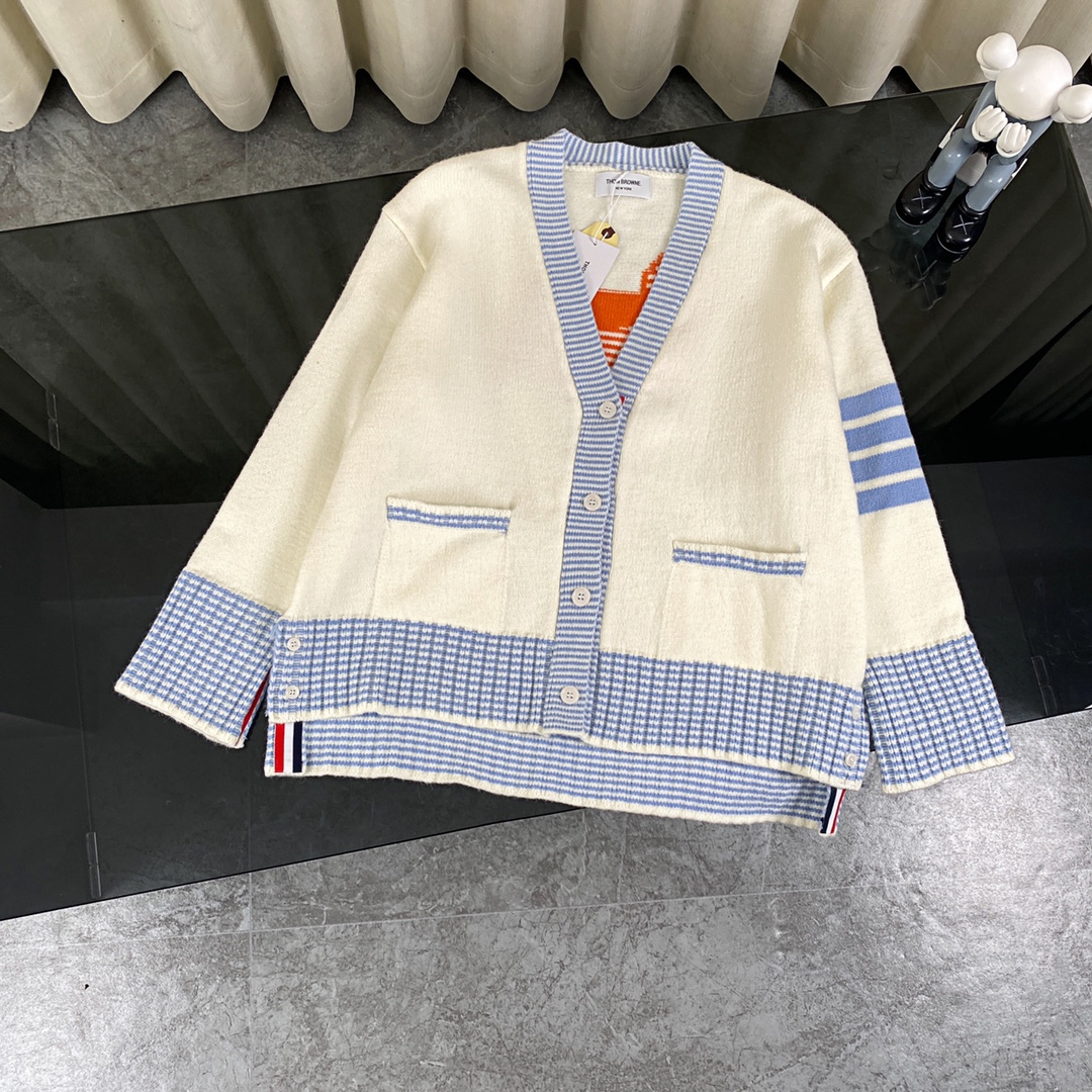 THOM BROWNE TB 23ss Wool Sweater: High-End Custom Design and Thom Browne’s Influence - 图片 1
