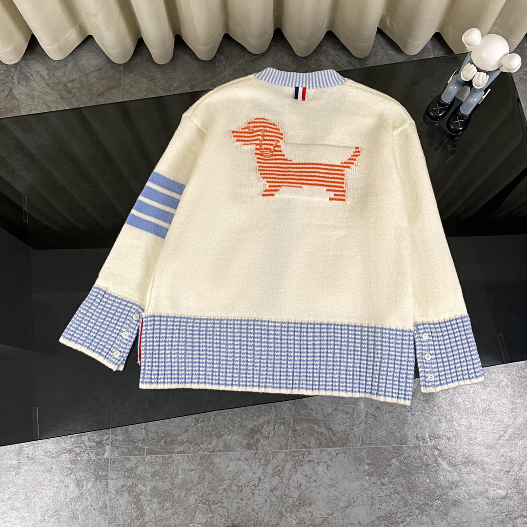 THOM BROWNE TB 23ss Wool Sweater: High-End Custom Design and Thom Browne’s Influence - 图片 2