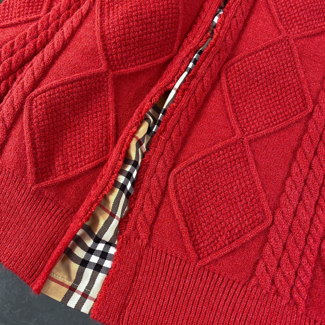 Burberry Barbory Classic Plaid Sweater: Youthful Unisex Casual Fashion for Fall/Winter - 图片 4