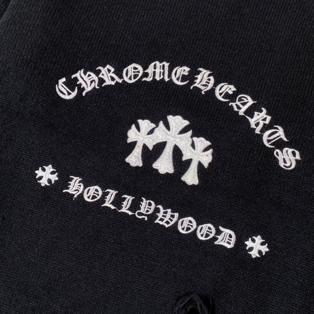 Chrome Hearts CH Crouched Cross Jacket: High Quality Streetwear Fashion - 图片 3