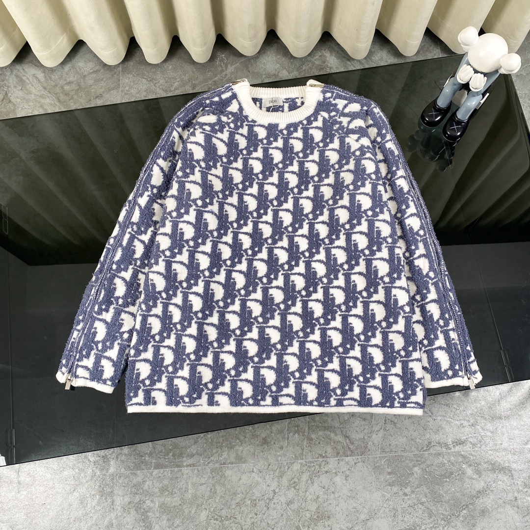 Luxury Cashmere Sweaters with Unique Details by Dior for 24fw Collection - 图片 1