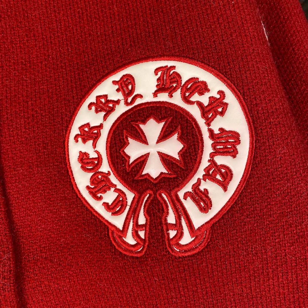 Chromehearts/Croose CH Embroidery Sweater and Baseball Jacket: Premium Quality Custom Fashion. - 图片 5