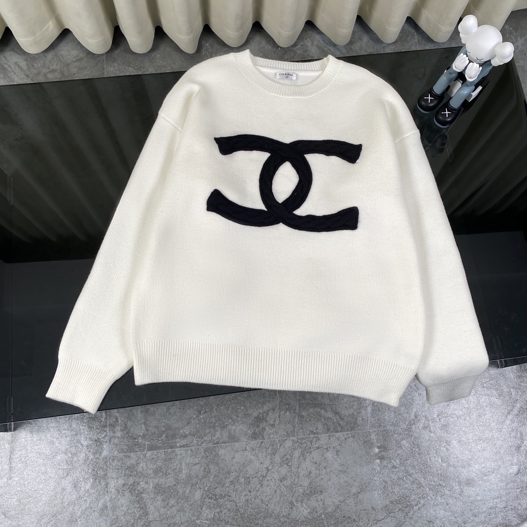 Chanel 360: Original High-Quality Wool Sweater with Classic Design - 图片 1