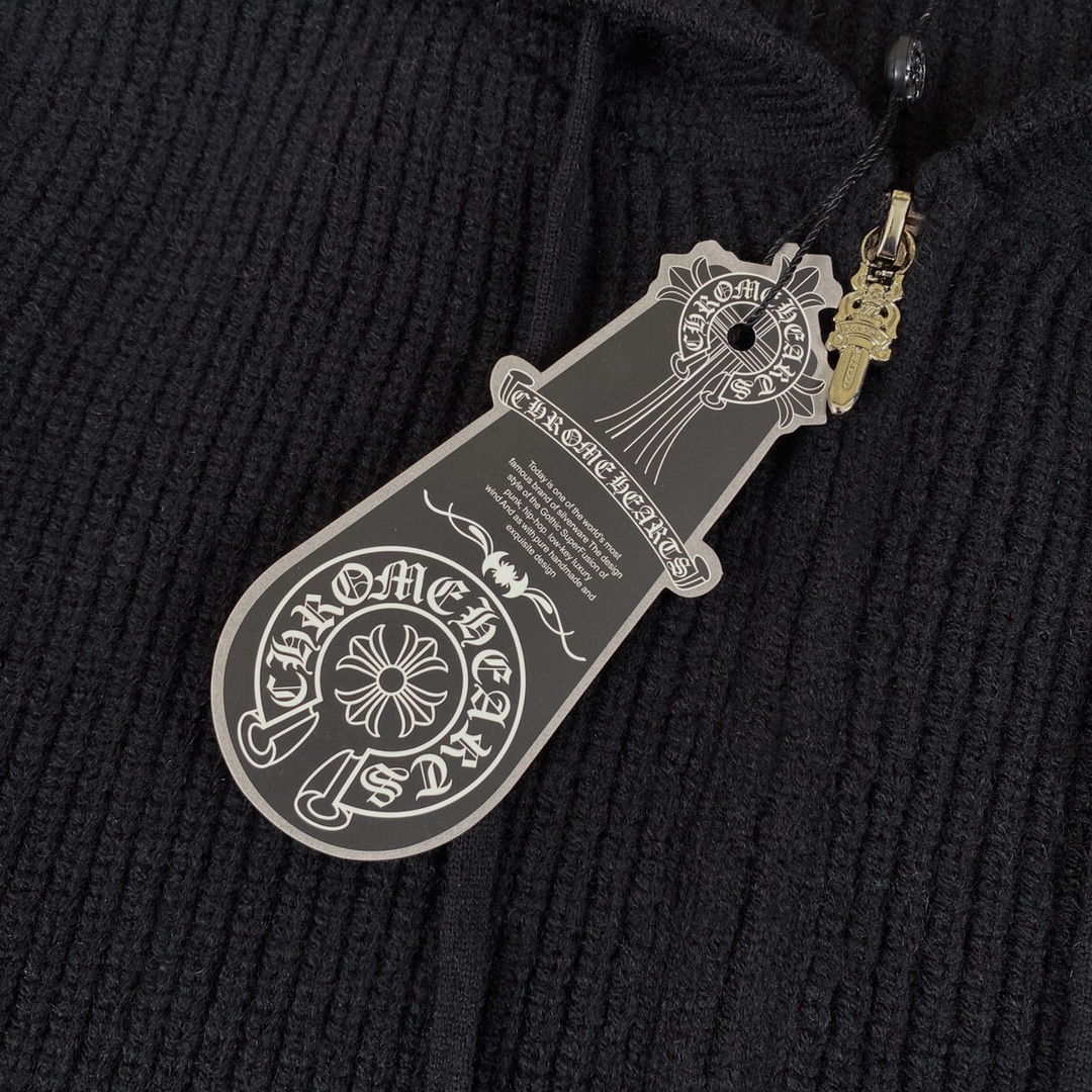 Chrome Hearts CH Crocson Sweater Coat: Top Quality, Perfect Style, Heavy Embroidery. - 图片 6