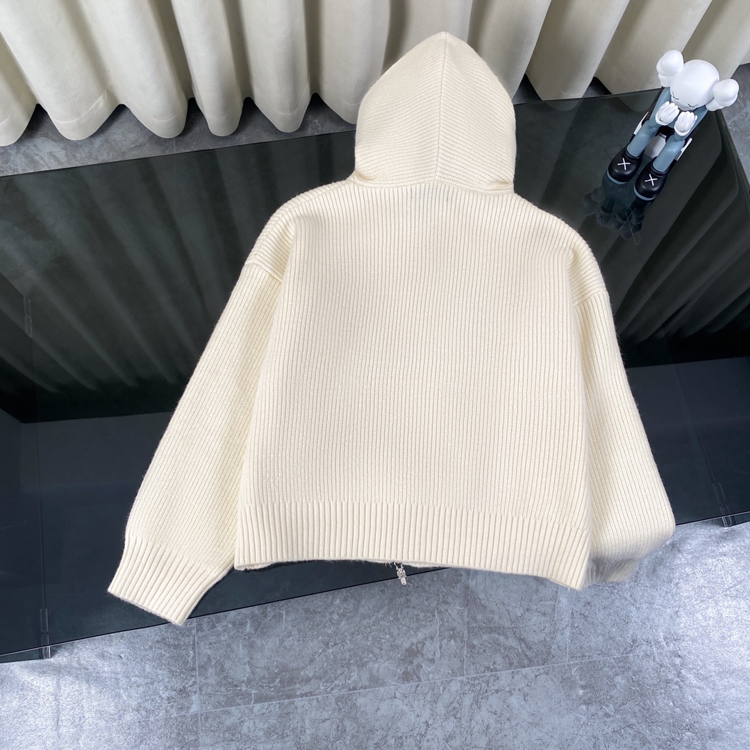 Chrome Hearts CH Crocson Sweater Coat: Top Quality, Perfect Style, Heavy Embroidery - 图片 2