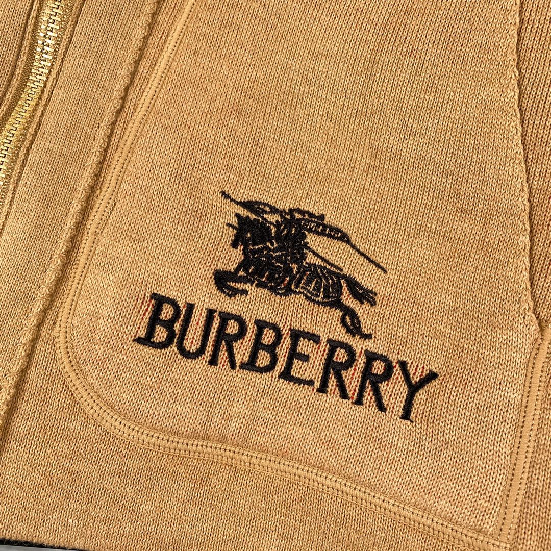Luxury Wool Sweater: Burberry’s Classic Double-Faced Design with German-Imported Flowering - 图片 5