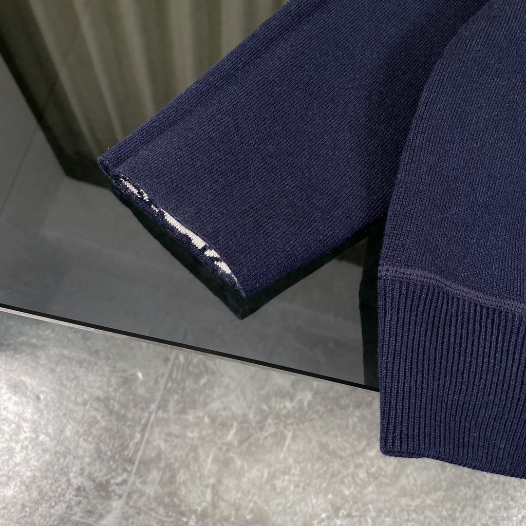 Loewe Wool Sweater with Logo Design and Windproof Features - 图片 7