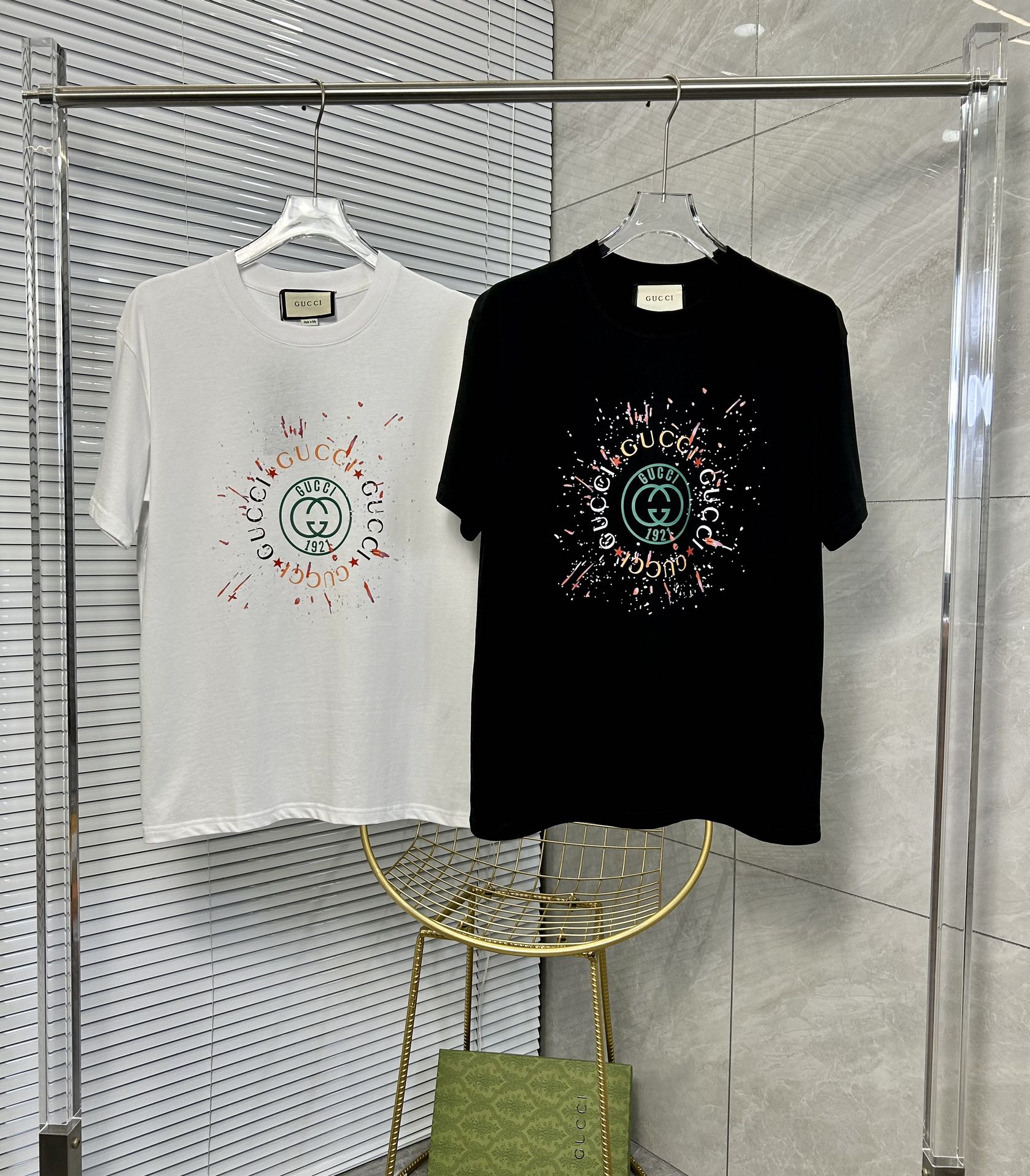Gucci Clothing T-Shirt Black Doodle White Printing Unisex Men Spring/Summer Collection Fashion Short Sleeve