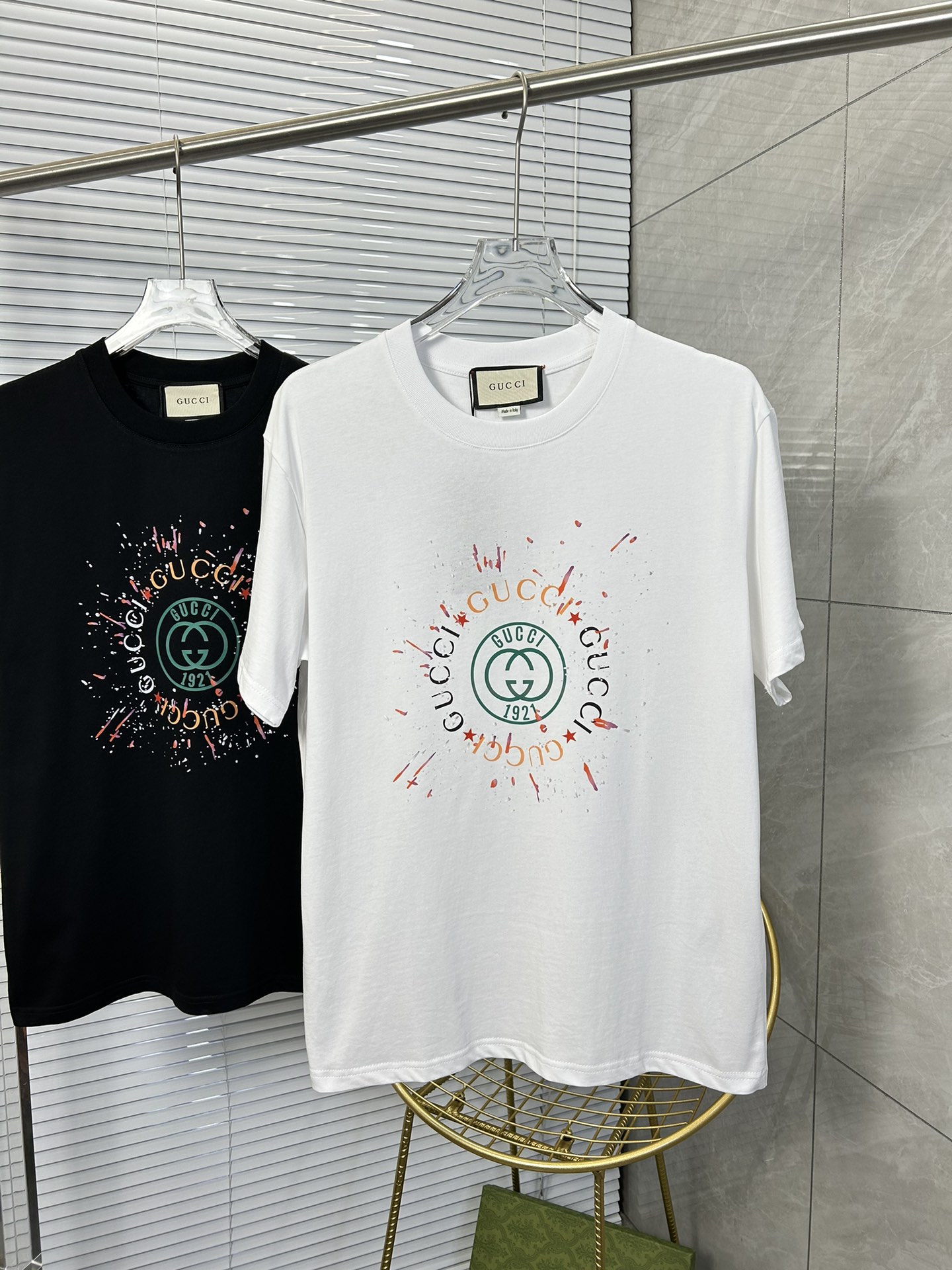 Gucci Clothing T-Shirt Black Doodle White Printing Unisex Men Spring/Summer Collection Fashion Short Sleeve