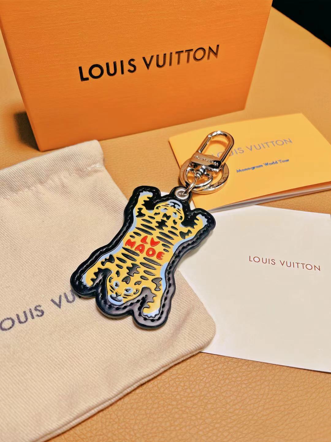 Front view of the Made Tiger Keychain