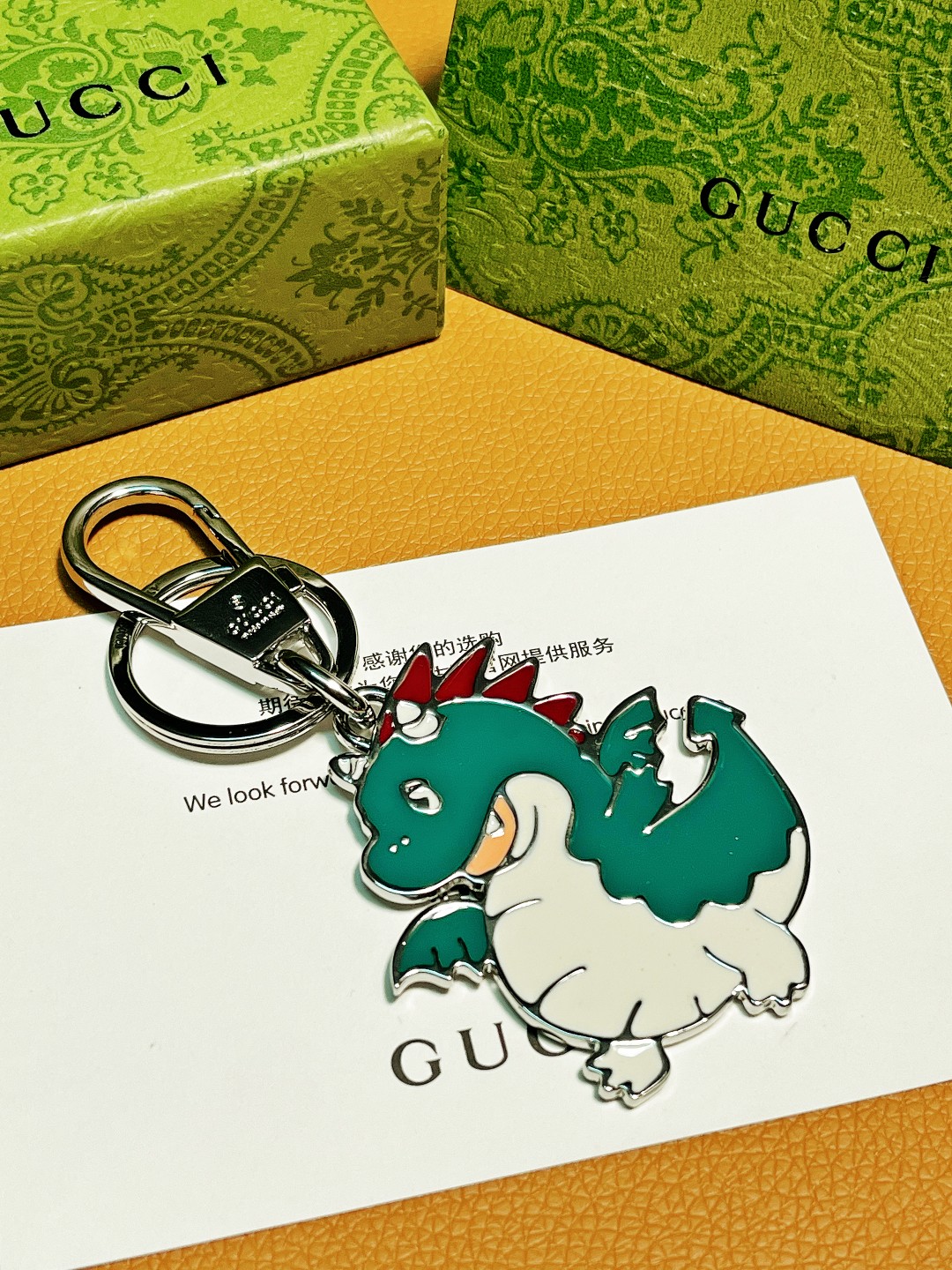 The new 84-Gucci key buttons with the hangers. Ton’s little fire dragon is charming and beautiful - 图片 2