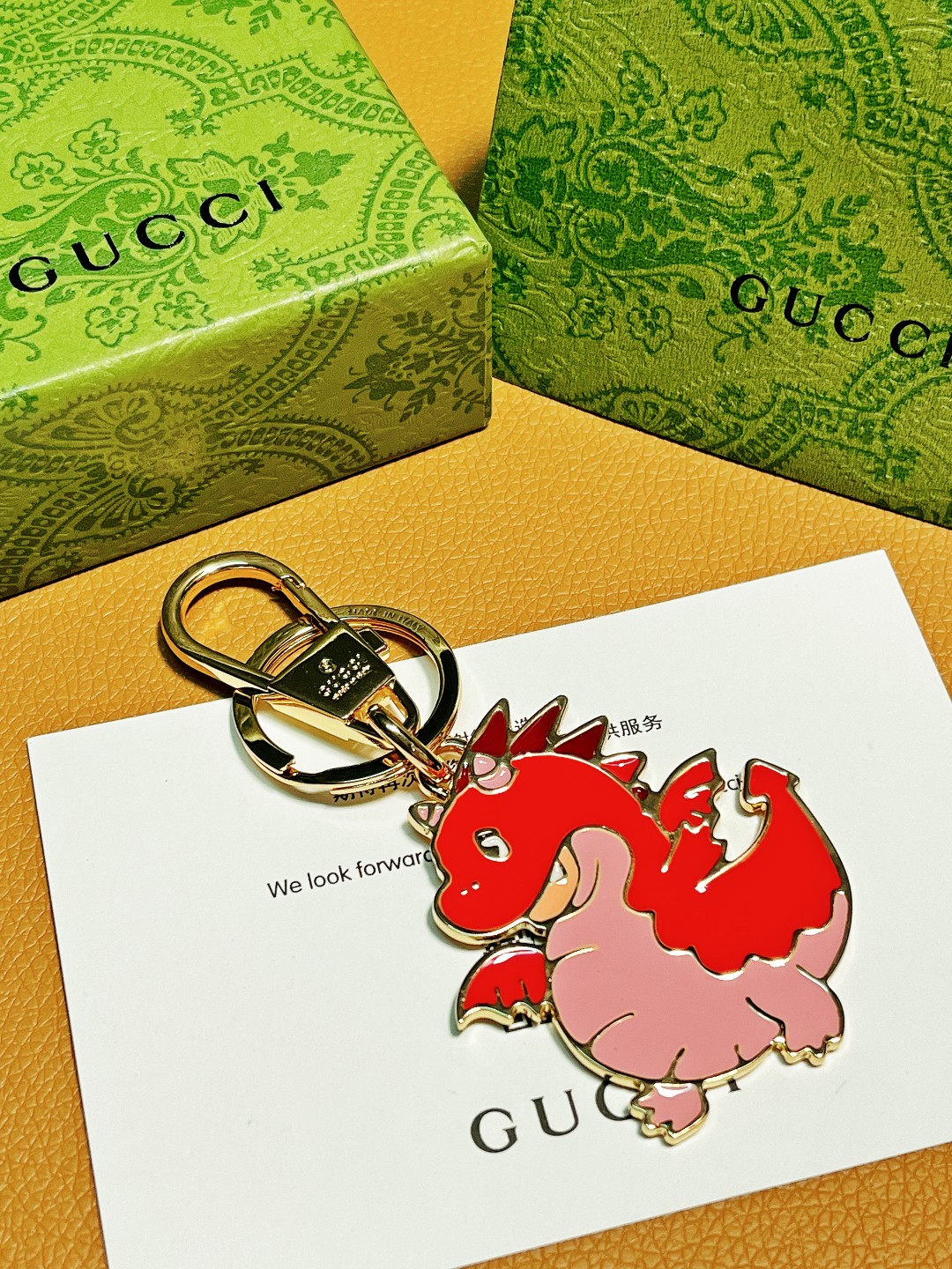 The new 84-Gucci key buttons with the hangers. Ton’s little fire dragon is charming and beautiful - 图片 2