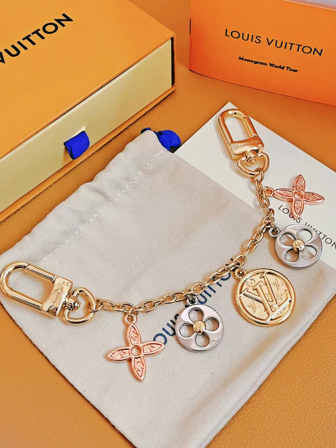 Monogram Family Handbag Charm - Front View