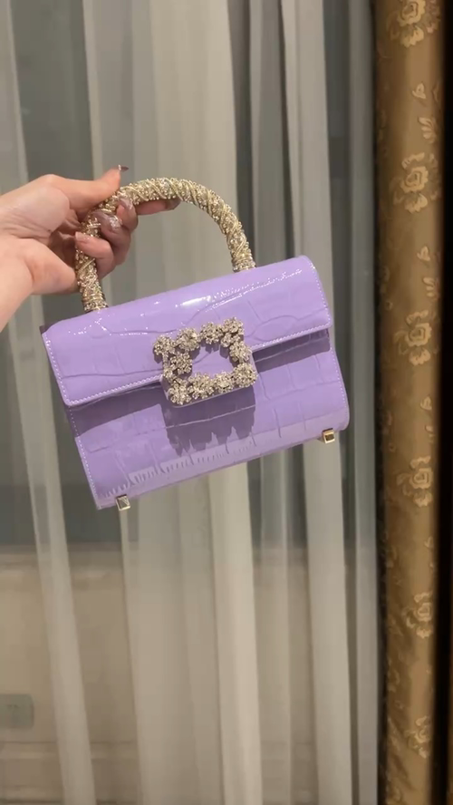 A live video show. Roger Vivier, the new crystal handler