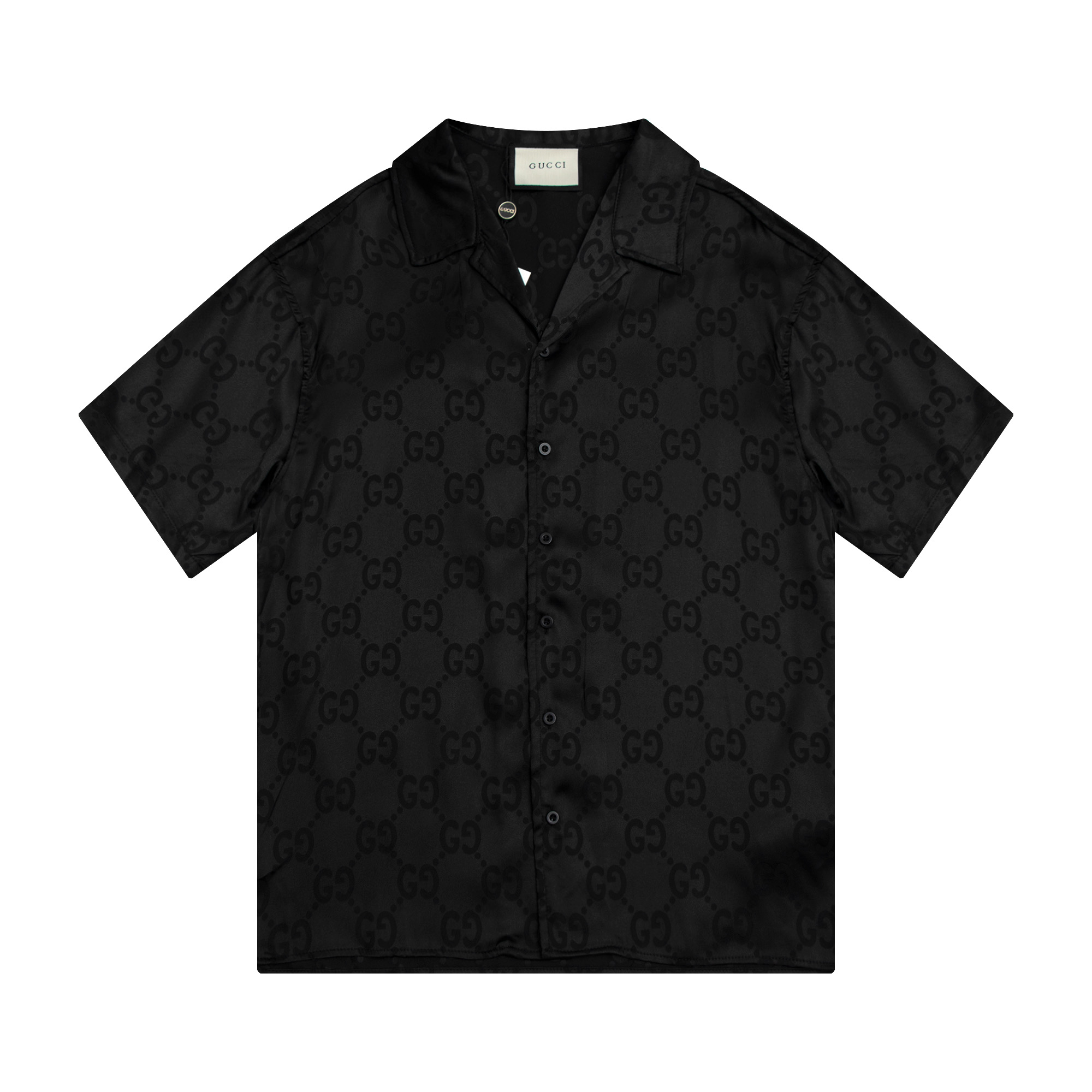 Estilo: Camisa de manga corta GUCCI nueva 2024. Material: tela jacquard personalizada de alta calidad. Tallas: S~XL. Co…