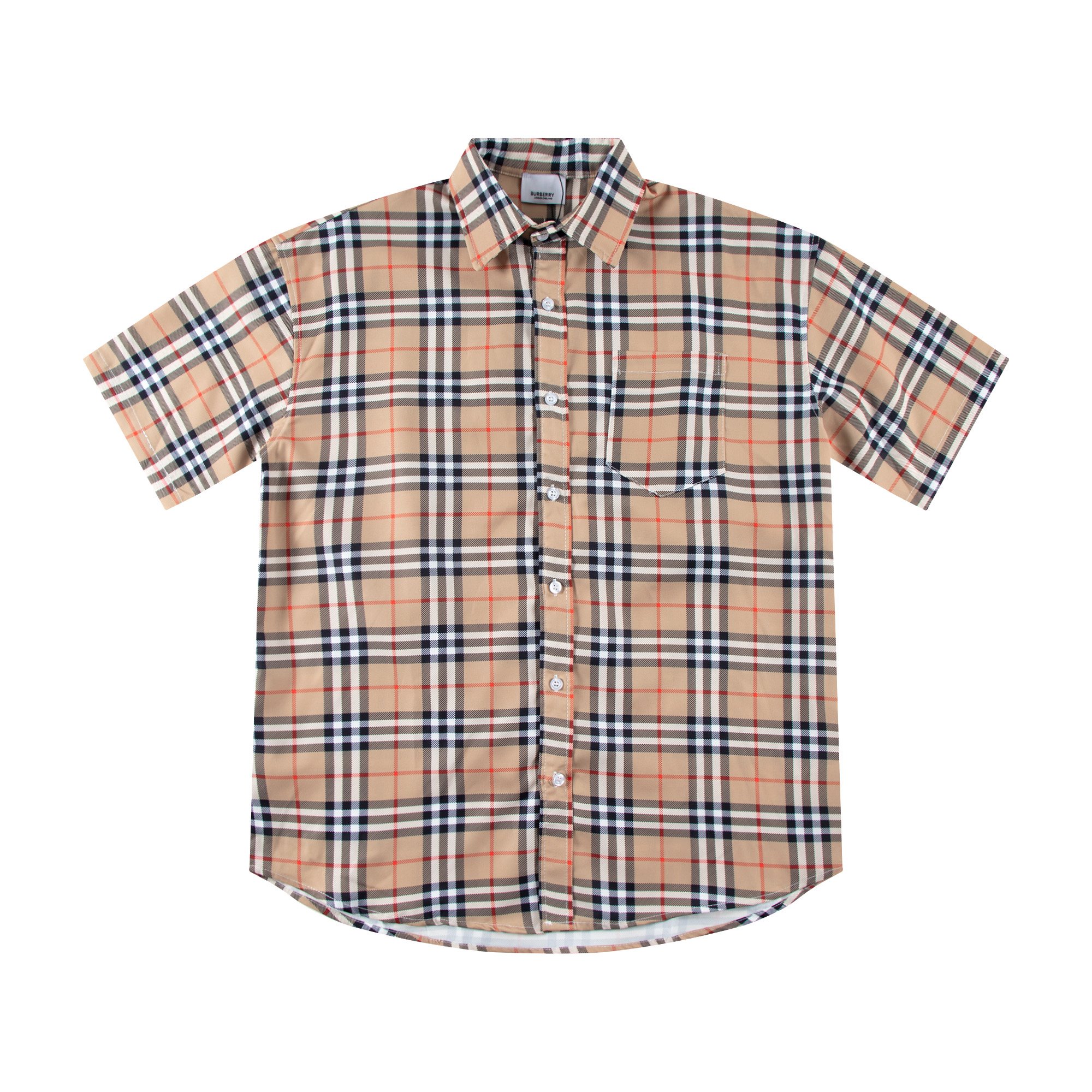 Estilo: Camisa de manga corta Burberry nueva 2024. Material: tela personalizada de alta versión. Tallas: S～XL. Color: c…